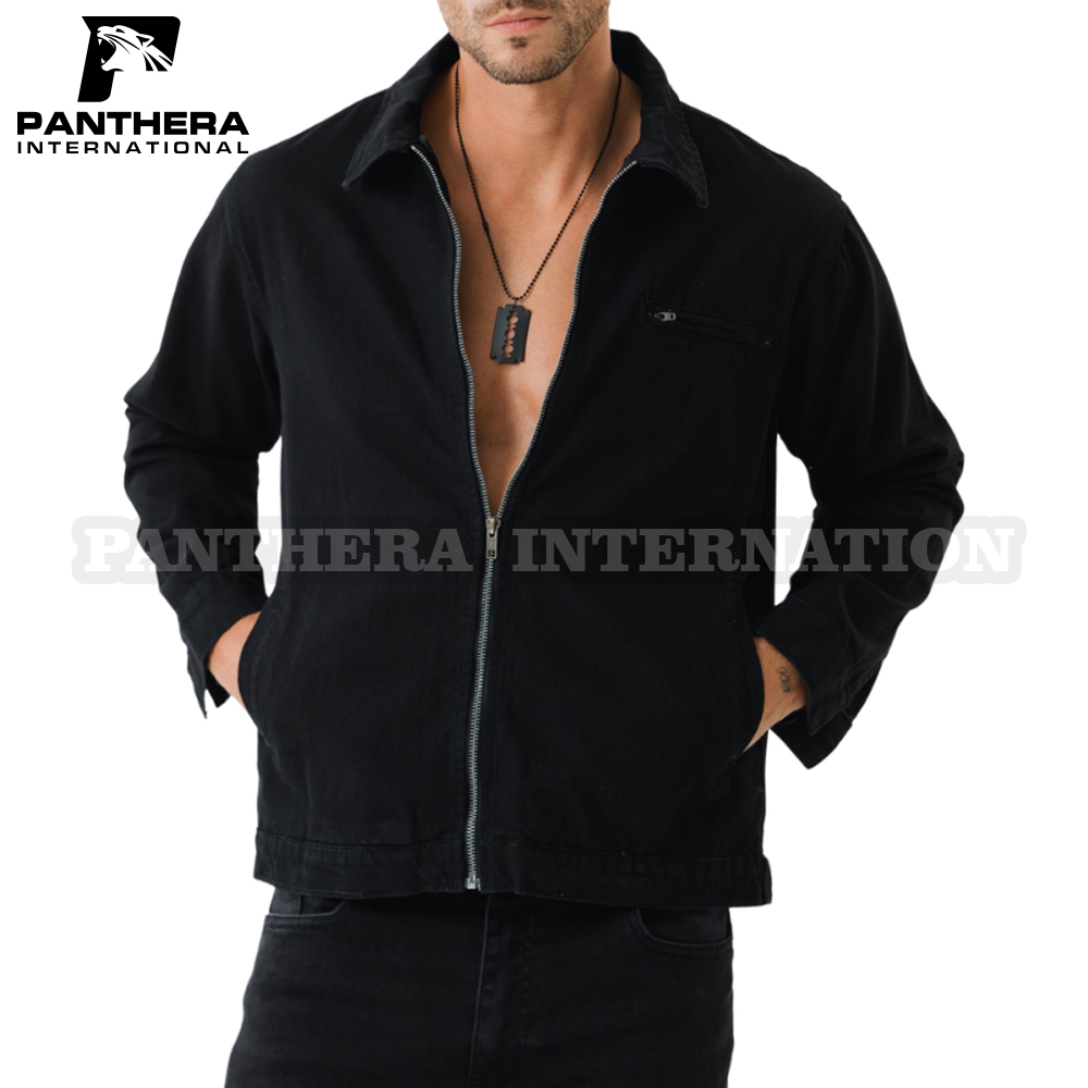 Basic Black Denim Jacket