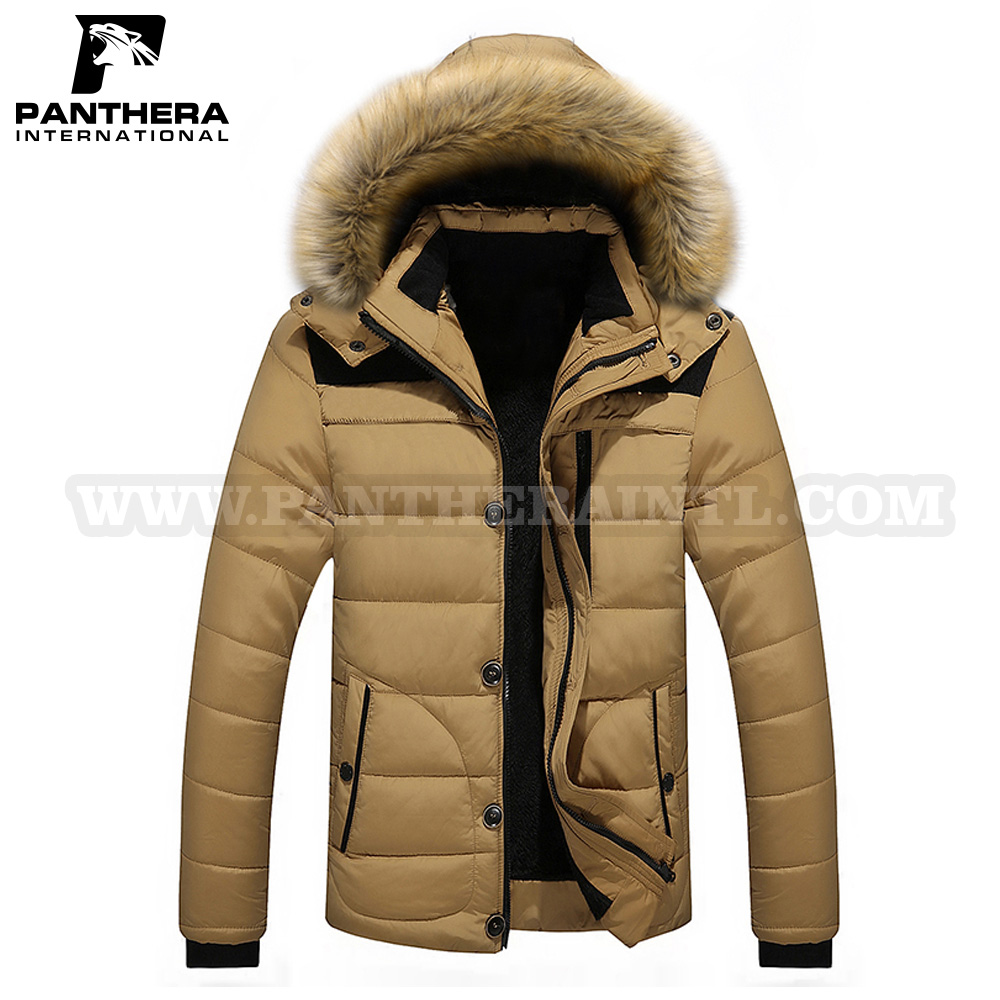 Hooded Mens Puffer Winter Jacket