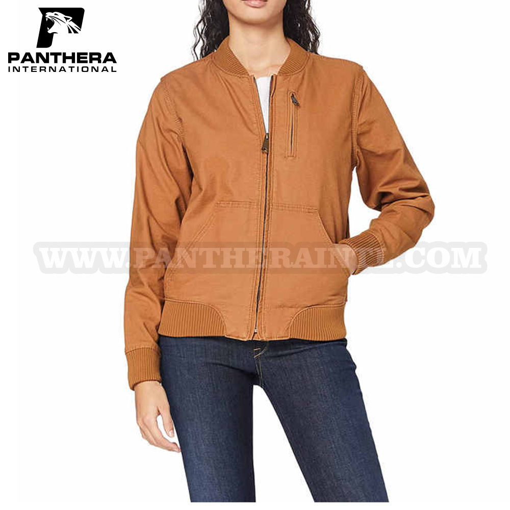 Long Sleeve Winter Wear Women Bomber Jacket