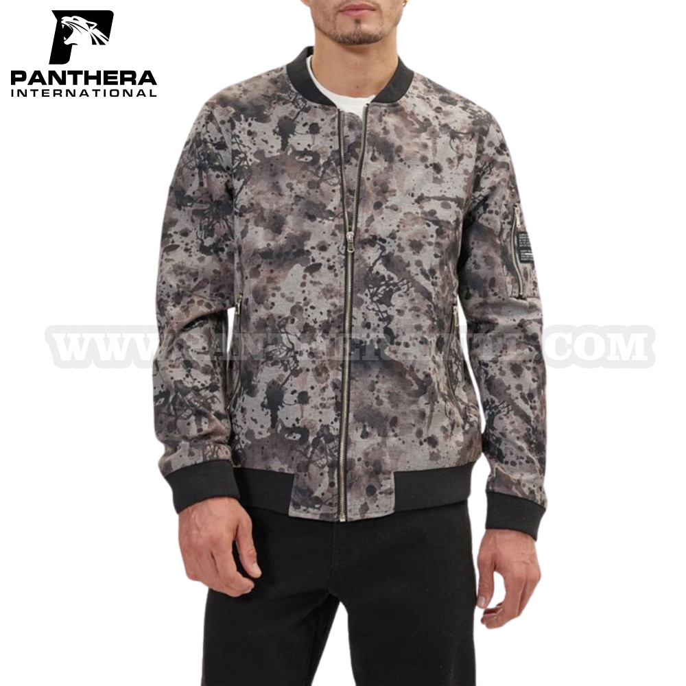 Men's Modern Abstract Bomber Jacket