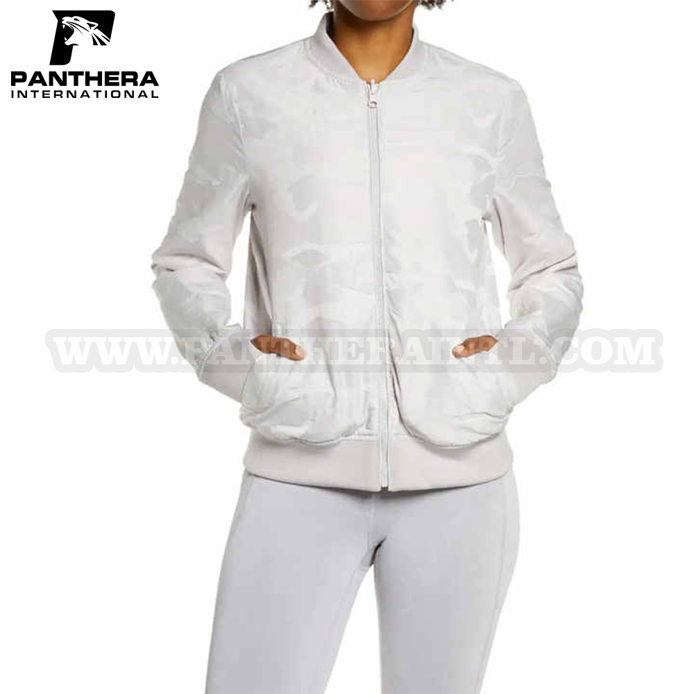 New Stylish Long Sleeve Women Bomber Jacket