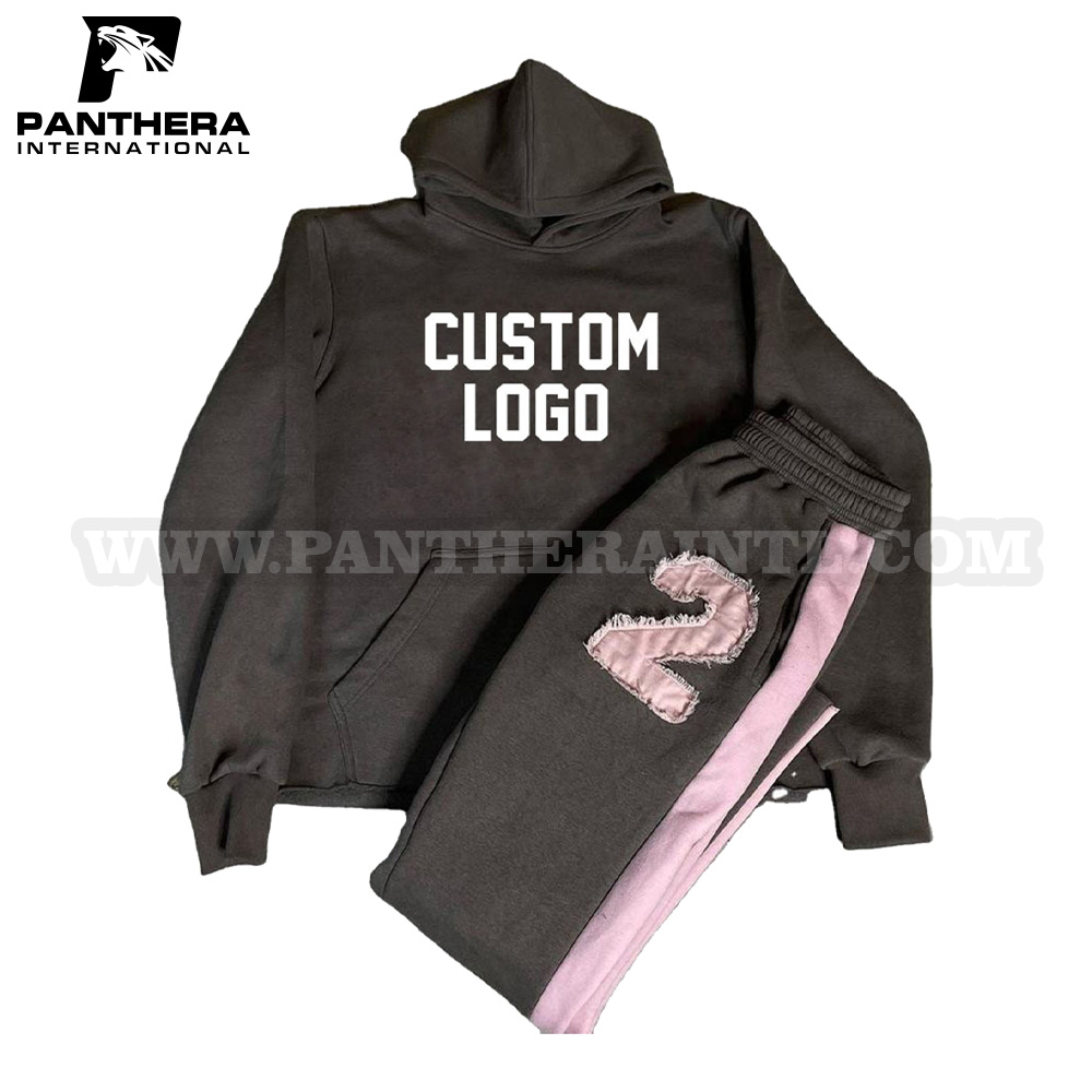Oversized Custom Logo Hoodies Set (2)
