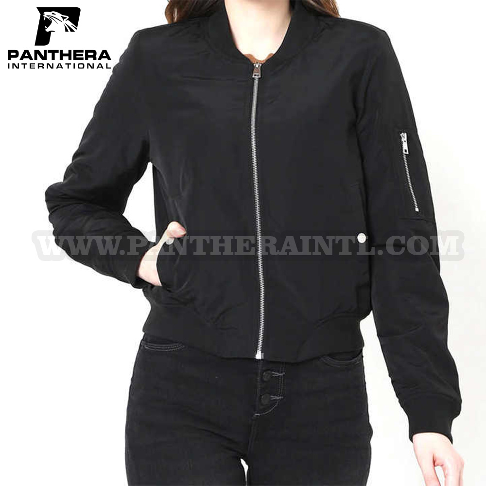 Women's Custom Made Long Bomber Jacket