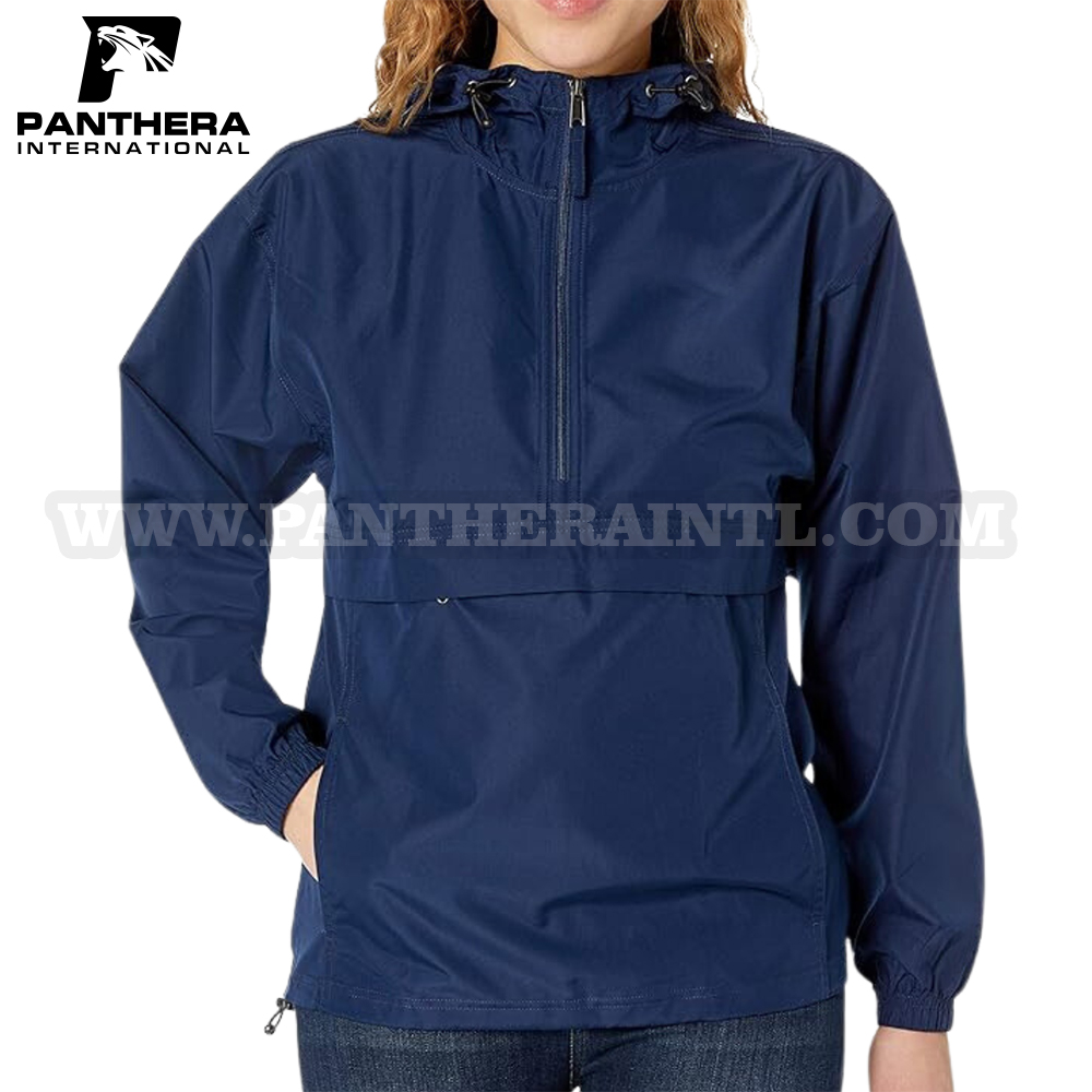 Women's Packable Water-Resistant Windbreaker Jacket