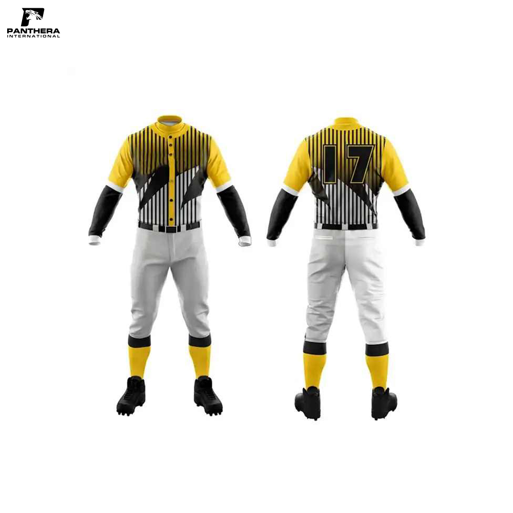 Baseball Softball Uniform OEM Cheap Blank Fashion Profession Team Baseball Uniform Set