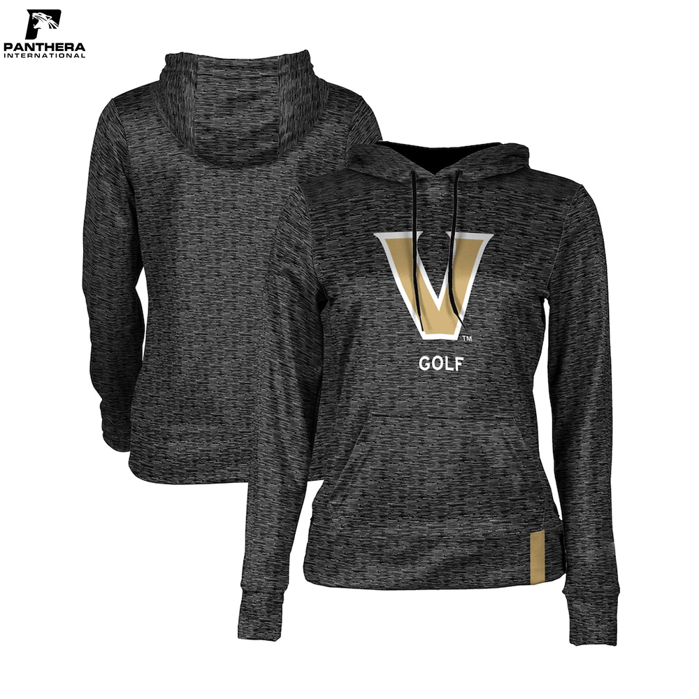 Custom Made Womens Prosphere Black Vanderbilt Commodores Golf Pullover Hoodie